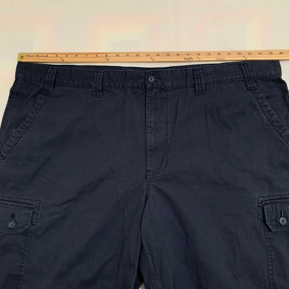 U.S. Polo Assn. Cargo Shorts Men's Size 52 Navy Blue 100%‎ Cotton 11